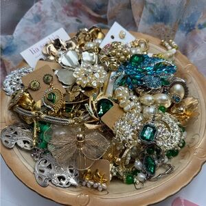 Vintage Bowl of Jewelry to Wear